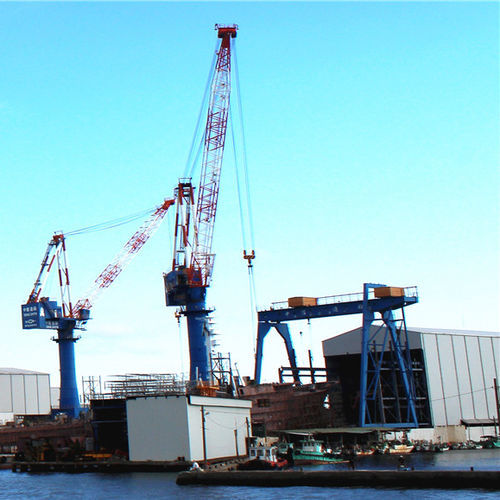 Shipyard crane - Xinxiang MAGICART Cranes Co., Ltd - fixed / luffing jib / harbor