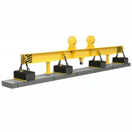 Electromagnetic spreader beam - Xinxiang MAGICART Cranes Co., Ltd - single-girder / for plates
