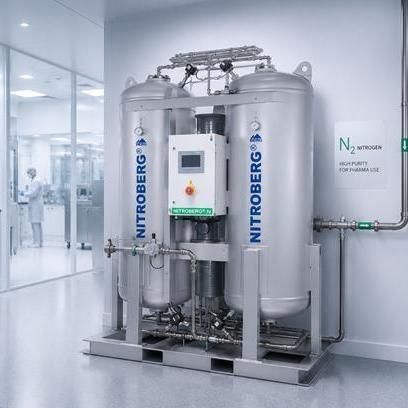 Oxygen and nitrogen generator for the pharmaceutical industry - NITROBERG - BERG Kompressoren GmbH - packaging / laboratory / for production