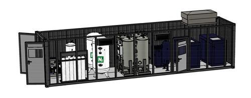 Industrial nitrogen generator - N₂ BOX 1700 - BERG Kompressoren GmbH - for the pharmaceutical industry / packaging / for the food industry
