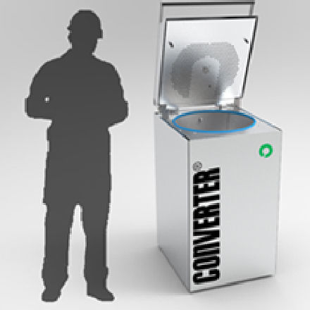 Compact waste crusher-shredder - MO25 - OMPECO SRL
