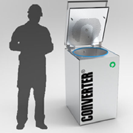 Compact waste crusher-shredder - MO50 - OMPECO SRL