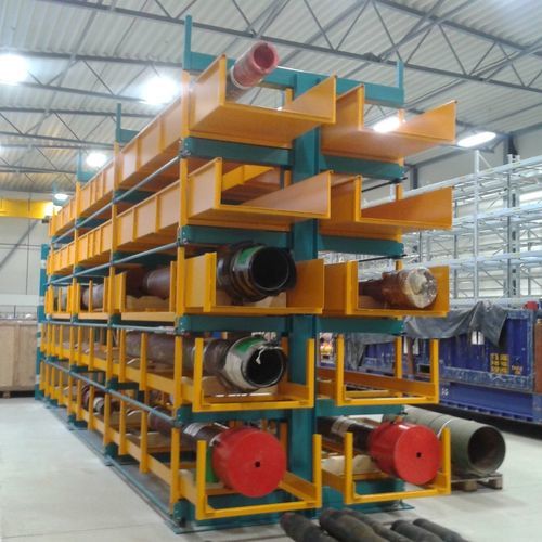 Handling racking - JUMBO  - THIEL Storage and Handling Systems - with shelves / adjustable / double-sided