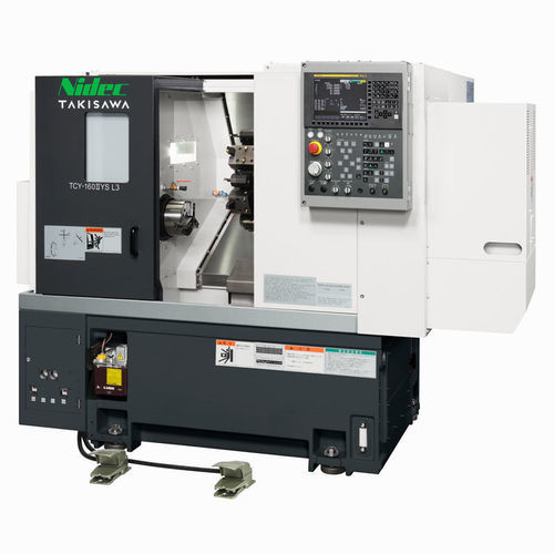 CNC lathe - TCY-160II - TAKISAWA - 12 tools / for small workpieces