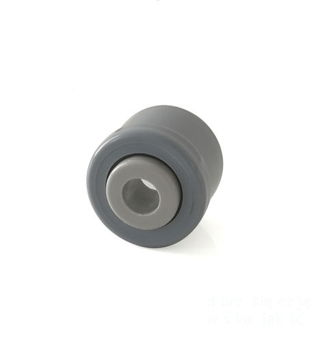 Press-fit cap - KTR 40×1.5-08 KS - WAVE - round / plastic / for roller conveyors