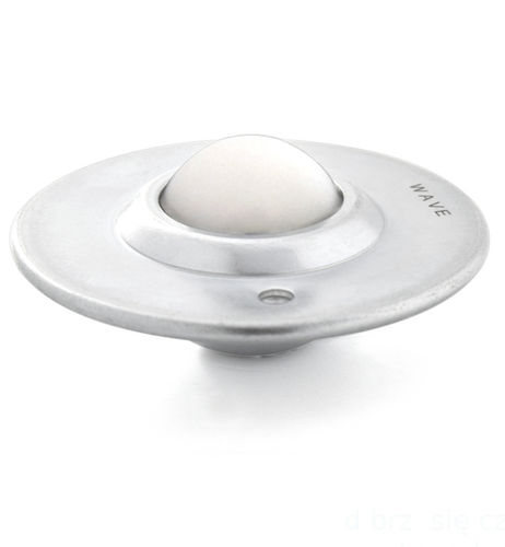 Steel ball transfer unit - KU-22 BP - WAVE - POM / flanged