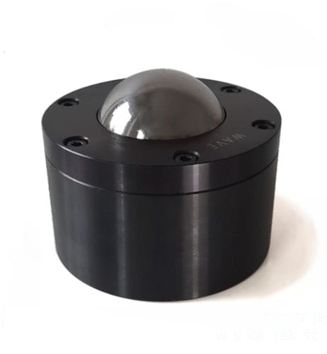 Steel ball transfer unit - KP-76 - WAVE - cylindrical base / insert