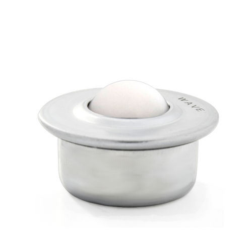 Plastic ball transfer unit - KU-30 P - WAVE - zinc-plated / POM / flanged