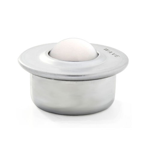 Steel ball transfer unit - KU-22 P - WAVE - plastic / zinc-plated / POM