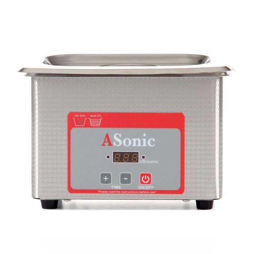 Stainless steel ultrasonic cleaner - PRO-08-40kHz - ASONIC d.o.o. - with timer / benchtop / medical