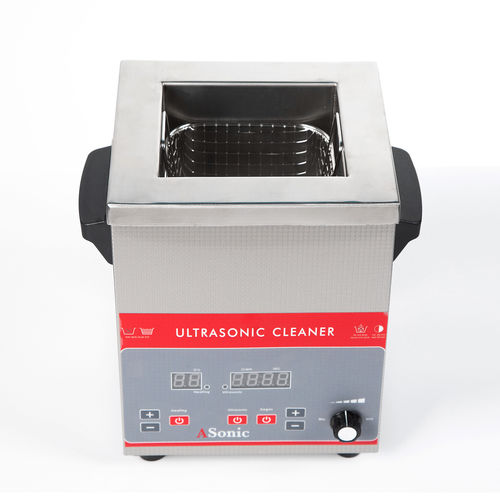 Stainless steel ultrasonic cleaner - IND-30-40KHZ - ASONIC d.o.o. - with timer / for continuous operation / benchtop