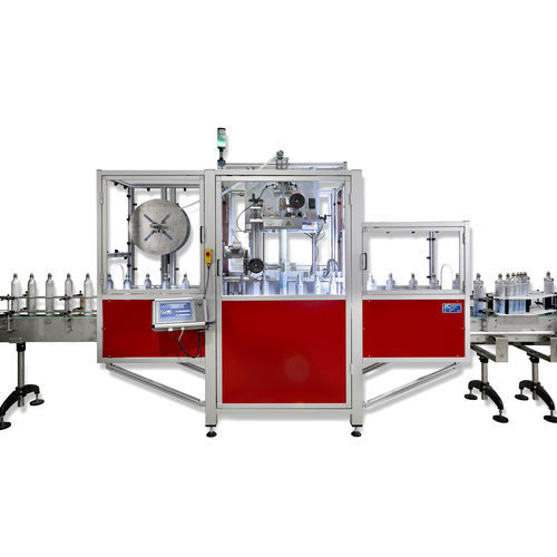 Automatic sleeving machine - MD Maschinenbau & Dienstleistungen GmbH - for bottle packs / jar / for plastic containers