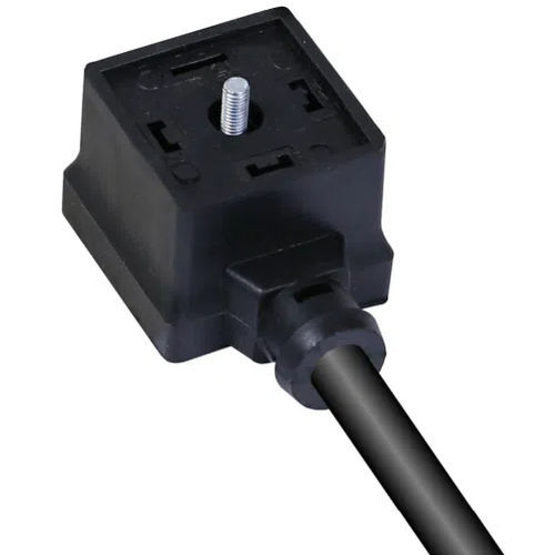 Solenoid valve connector - CC - PONY SRL - electrical power supply / overmolded / square