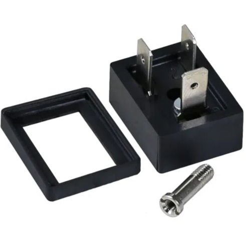 Electrical power supply connector - VR  - PONY SRL - rectangular / male / polyamide