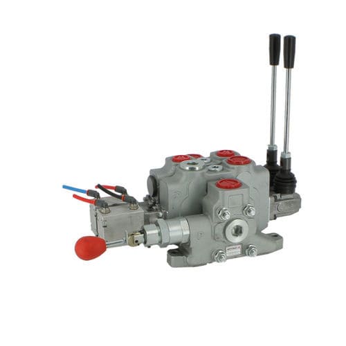 Spool pneumatic directional control valve - AFH 20 - AFHYMAT - pneumatically-operated / compact / sectional