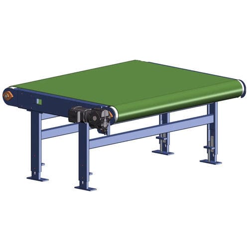 Belt conveyor - Wasser Schnitt, S.L. - horizontal / electric drive / for cardboard boxes