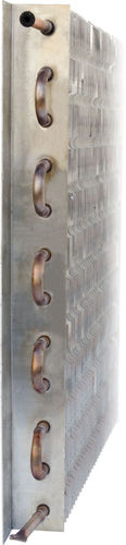 Commercial refrigeration evaporator coil - VM Series - SEREVA - CO2 / custom-made / anti-corrosion
