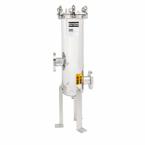 Multi-cartridge filter housing - IGH - Atlas Copco Process Filtration - single-cartridge / for gas / stainless steel
