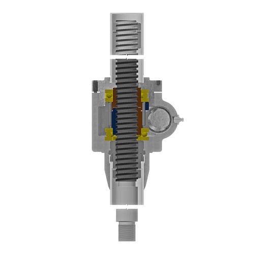 Anti-backlash screw jack - Weingrill S.r.l. - trapezoidal screw