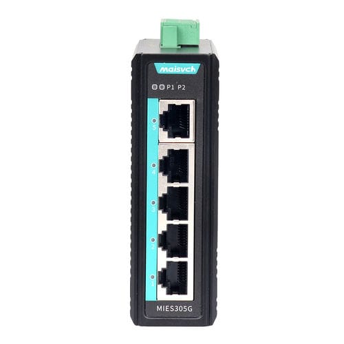Unmanaged ethernet switch - MIES305G - Maisvch - 5 ports / layer 2 / gigabit