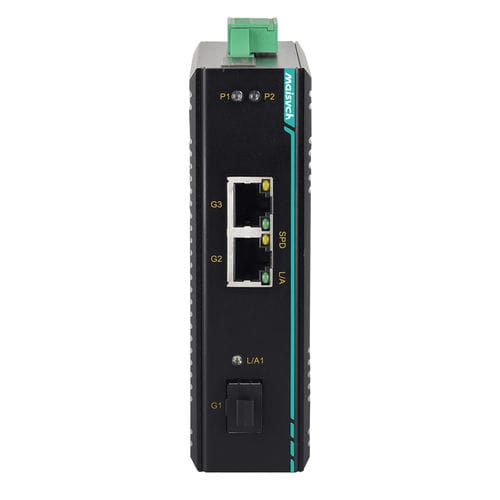 Media converter - MIEN1203G-GF-2GT - Maisvch - Ethernet to Fiber / DIN rail