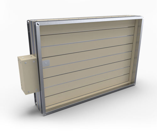 Rectangular fire damper - WKP-P series - SMAY sp. z o.o.