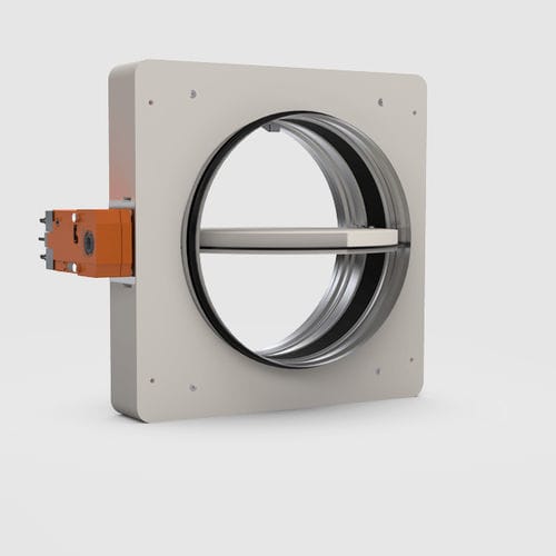 Rectangular fire damper - KTQ-O - SMAY sp. z o.o.