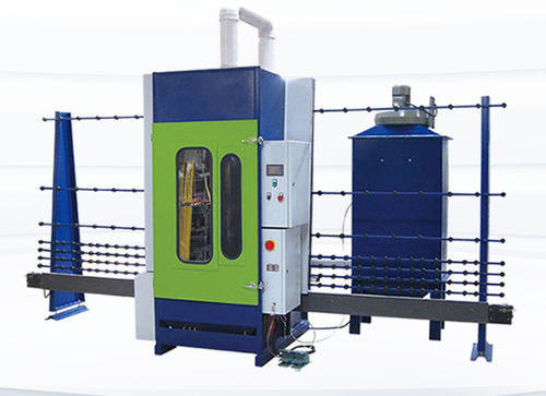 Vertical sandblasting machine - ZP series - Shandong Truetec Machinery Co., Ltd. - automatic / pressure / for glass