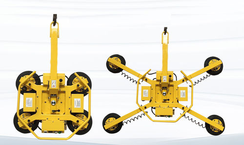 Glass plate vacuum lifting device - HP-GX-S series - Shandong Truetec Machinery Co., Ltd. - DC power / battery-powered / pivoting