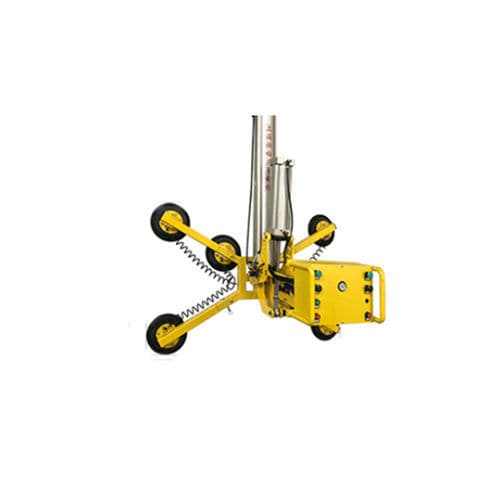 Glass plate vacuum lifting device - HP-GQ-S series - Shandong Truetec Machinery Co., Ltd. - pneumatic / 90°-pivoting