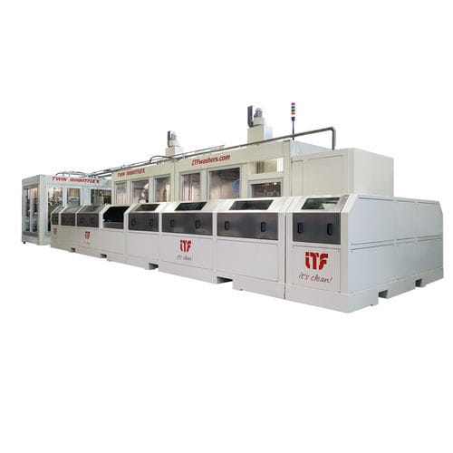 Deburring washing system - ROBOTFLEX - ITF - water / automatic / industrial