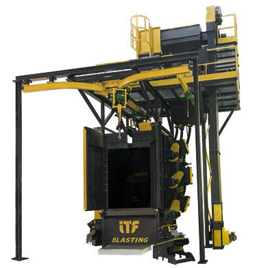 2-wheel shot blasting machine - GH - ITF - 4-wheel / hook / for bulk materials