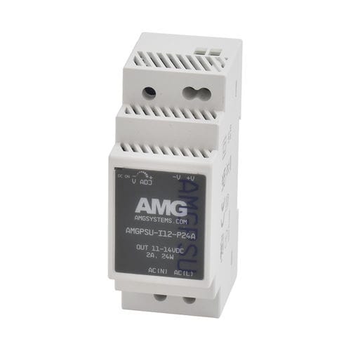 DIN rail power supply - AMGPSU-I12-P24A  - AMG Systems - AC/DC / adjustable / with overload protection