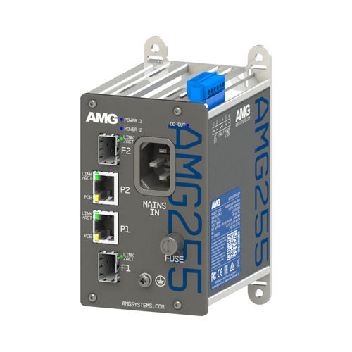 Media converter - AMG255-2G-2S - AMG Systems - Ethernet / gigabit Ethernet / DIN rail
