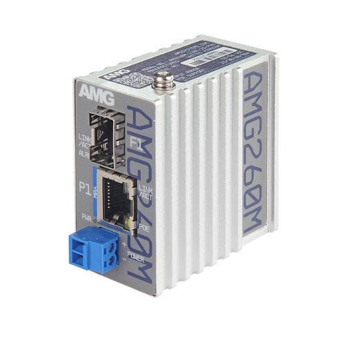 Media converter - AMG260M-1GBT-1S-P90 - AMG Systems - Ethernet / DIN rail / compact