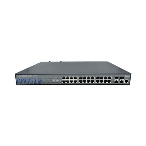 Managed ethernet switch - AMG510-24GAT-4XS-RP540 - AMG Systems - 28 ports / gigabit Ethernet / layer 3
