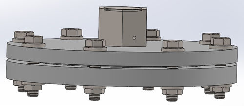 Diaphragm seal with flange connection - S772A  - PROTAIS-VIGIL  HYDROPNEU TECHNOLOGIC - for pressure gauges / hygienic / measurement