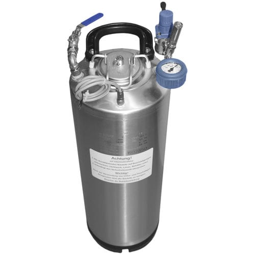 Pressure tank - DP-K-004-000003 - Dosier- und Prüftechnik GmbH - for liquids / conveying / stainless steel