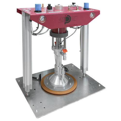 Barrel pump - FP015 - Dosier- und Prüftechnik GmbH - for lubricants / for adhesives / fluid grease