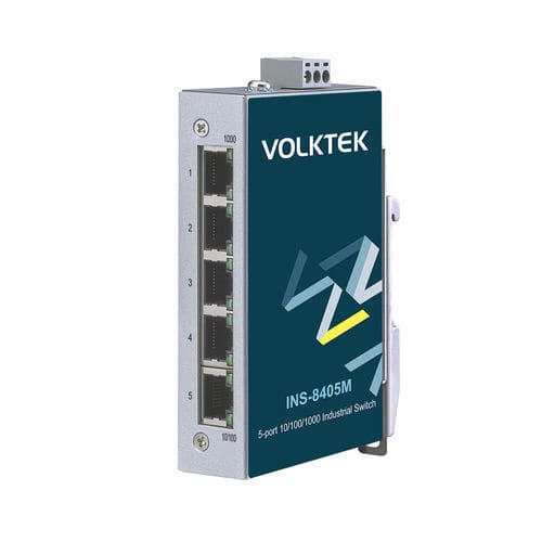DNV ethernet switch - INS-8405M - Volktek - unmanaged / 5 ports / ProfiNet