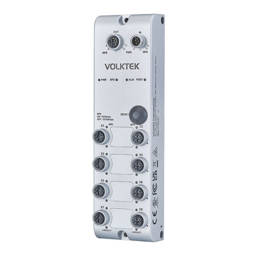 Managed switch - 8075-8GT-M12 - Volktek - 8 ports / layer 3 / layer 2