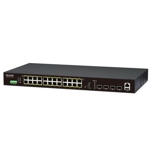 Managed switch - 9505-24GP4XS - Volktek - 4 ports / 24 ports / layer 2