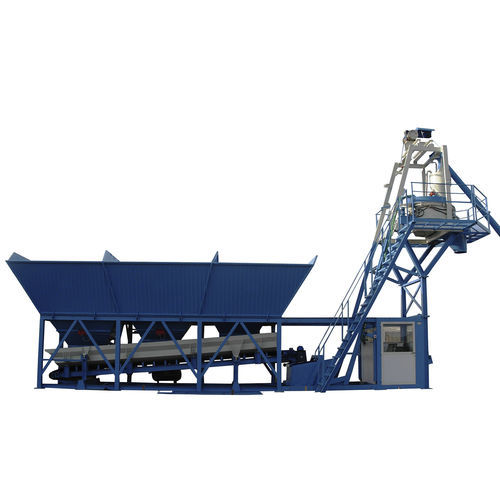 Stationary concrete batching plant - BS-30 - METALIKA - automatic / vertical