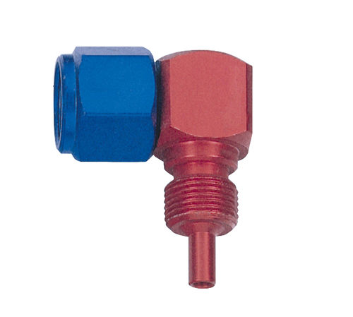 Hydraulic fitting - B16265 AL / B16266 AL - FREN TUBO S.R.L. - threaded / 90° angle / aluminum alloy
