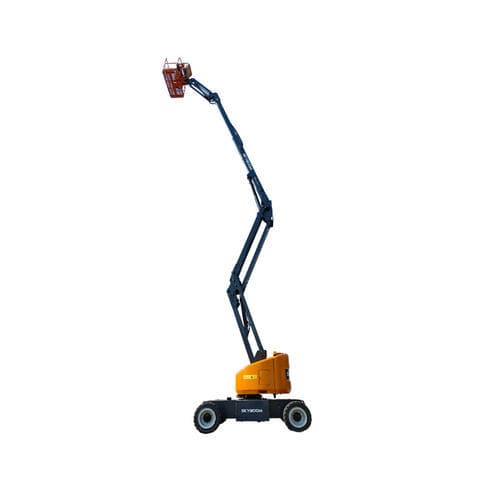 Wheeled articulated boom lift - SAL-16EJ - Changsha Skyboom Heavy Industry - electric / shipbuilding / for construction
