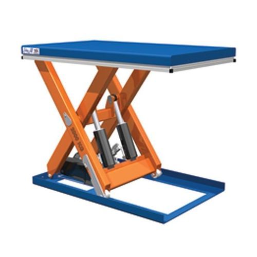 Simple scissor lift table - 5504 series - Net Mak Metal Makine San. Ve Tic. Ltd. Sti. - electro-hydarulic / mobile