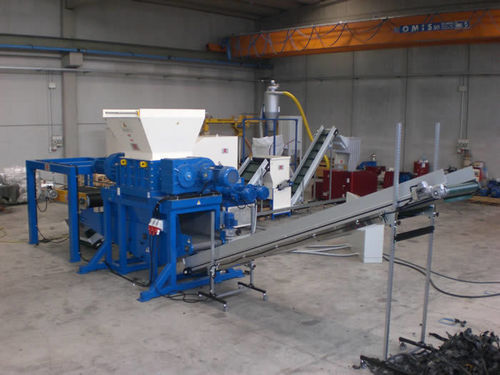 Plastic recycling line - ISVE - with pelletizing / crushing / heavy-duty