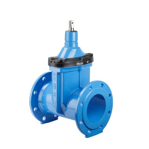 Gate valve - 4700E3 - Hawle - manual / for water / flange