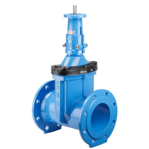 Gate valve - 4700ELE3 - Hawle - electric / for water / flange
