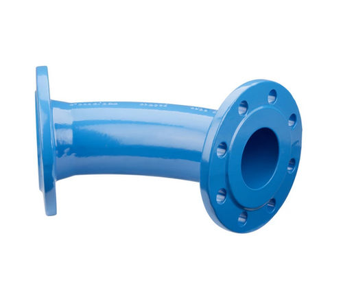 Hydraulic fitting - 8540 - Hawle - flange / 45° angle / iron